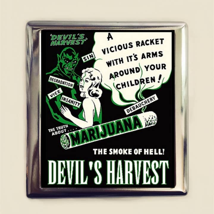 Devil's Harvest Business Card ID Holder Wallet Vintage Mari for wholesale by FringePop