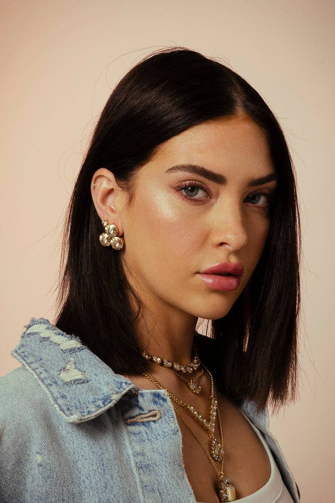 TOVA - Wholesale Link & Chain Necklace - Oakland In Champagnes7