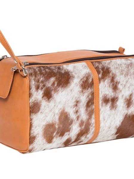 Trousse de toilette en cuir de vachette - Singapour (T69844) pour la vente par The Design Edge