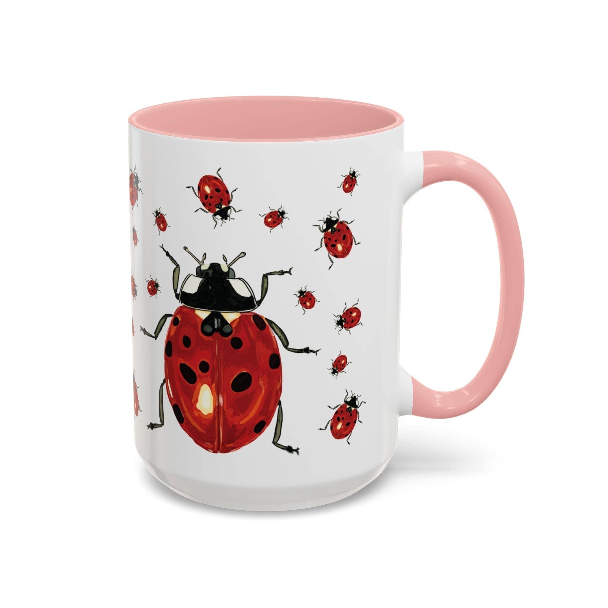 Blue Cava - Wholesale Coffee Mug - Ladybug Two Tone Ceramic Mug (11oz & 15oz)23