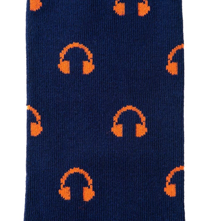 AusCufflinks - Wholesale Socks – Men's - Headphones Socks1