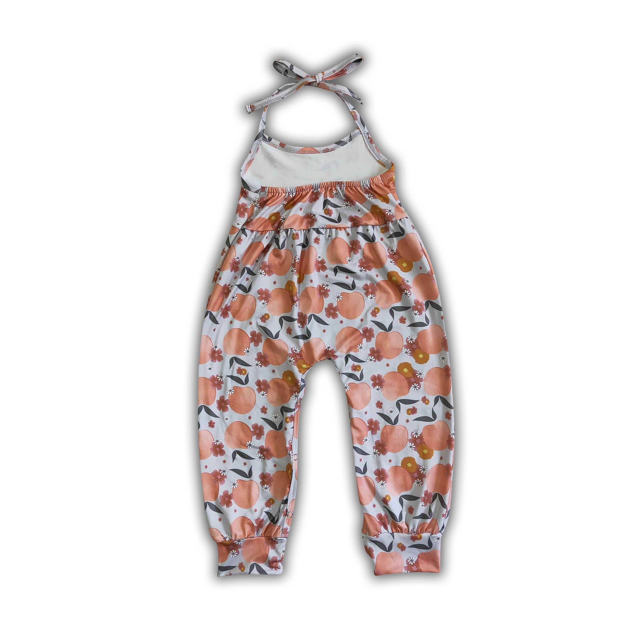 Yawoo Garments - Vente Combinaison – enfant - Combinaison pull sans manches pêche pour filles1
