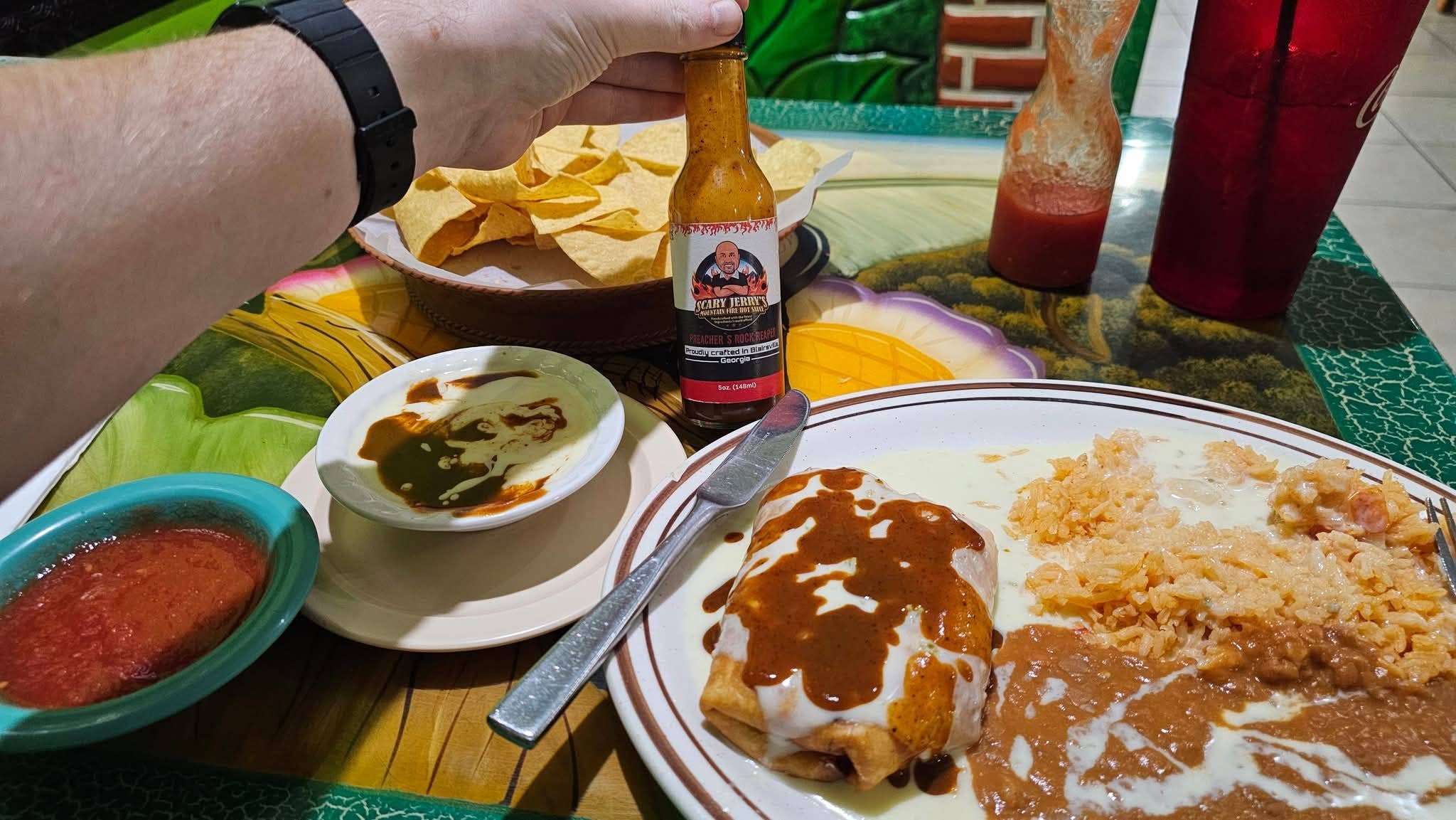 Scary Jerry's Mountain Fire Hot Sauce - Wholesale Hot Sauce - Preacher's Rock Reaper Hot Sauce10