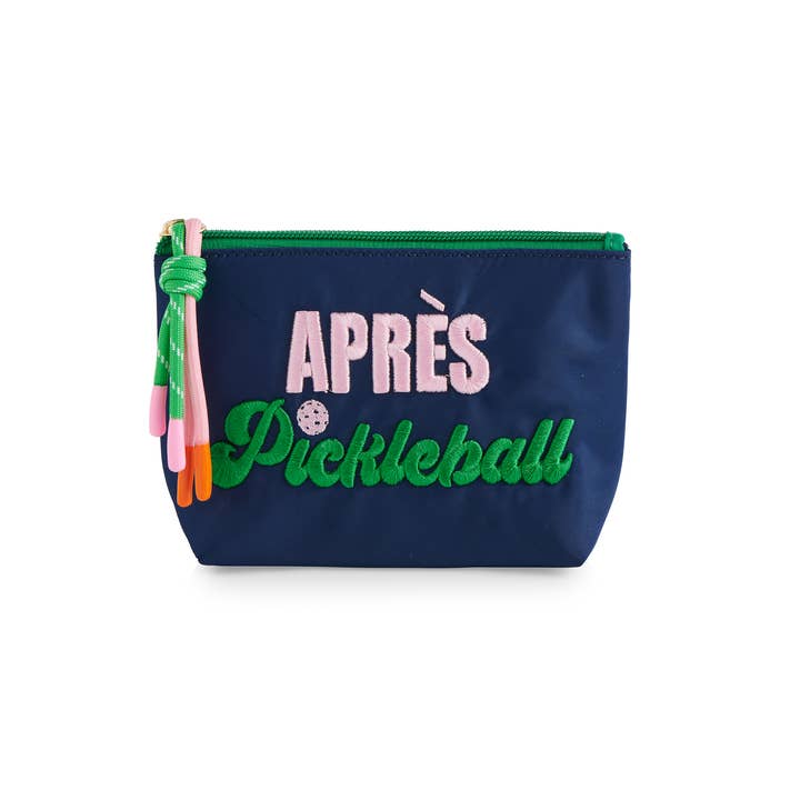 Shiraleah - Wholesale Pouch - Women's - "APRÈS PICKLEBALL" SMALL ZIP POUCH