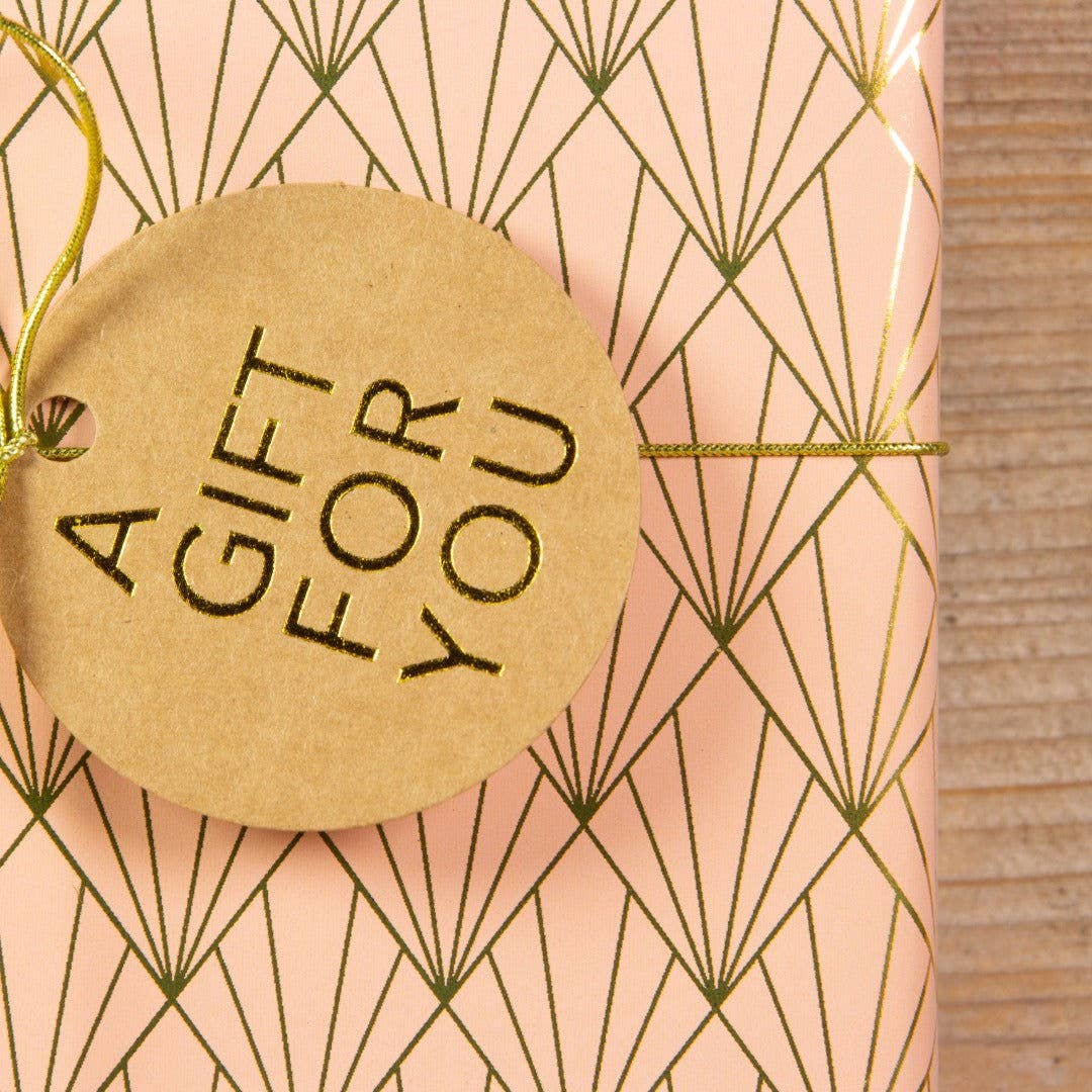 kadopapier.net - Wholesale Wrapping Paper Roll - Wrapping paper Fan motif Blush2