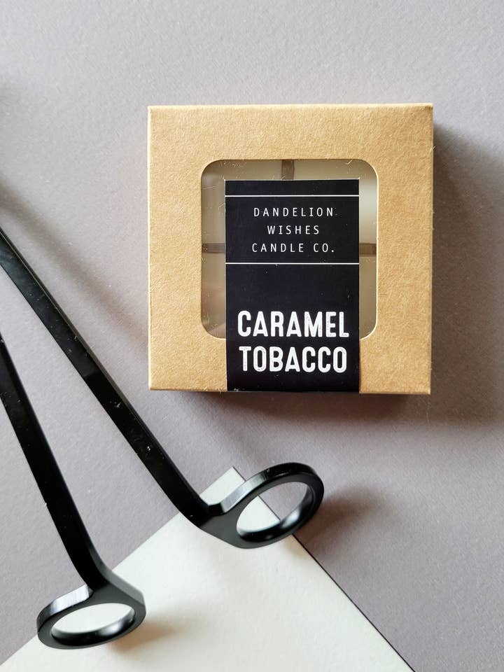 4 Cube Pure Soy Dandy Dots Mini Melts in Kraft Packaging for wholesale by Dandelion Wishes Candle Co.