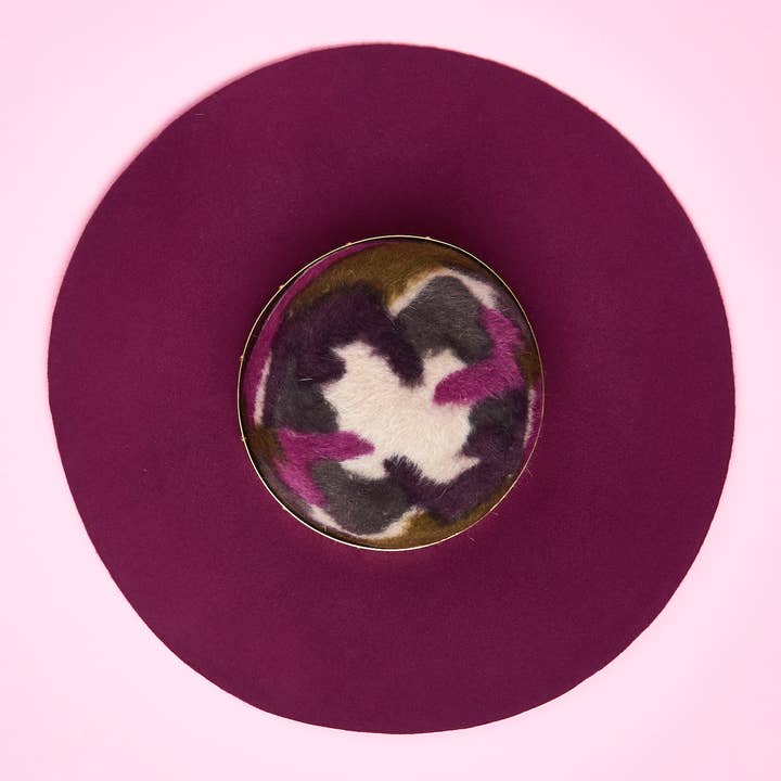 Camouflage hoed van konijnenhaar en wolvilt voor wholesale door ELY.B HATS