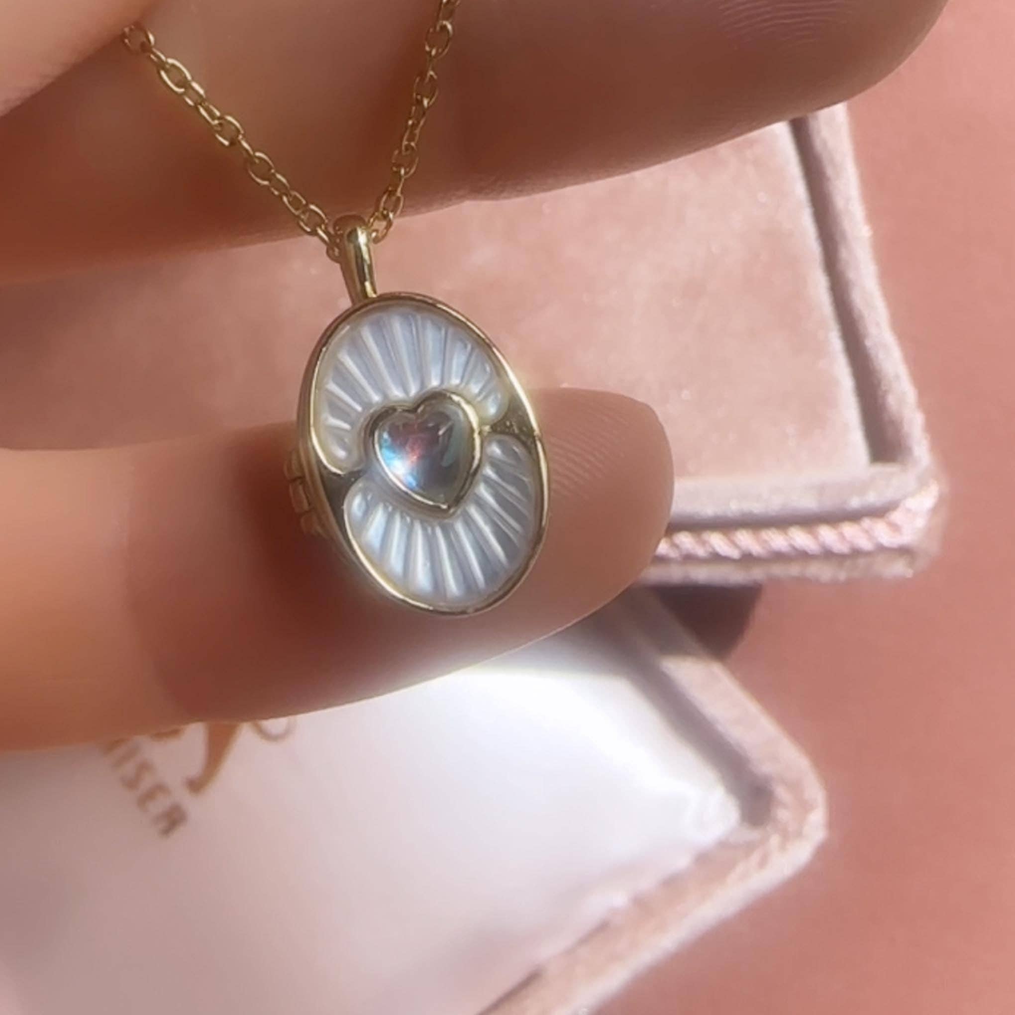 La Kaiser - Vendita all'ingrosso Collane con medaglione - Medaglione Dive In Deep in Madreperla2