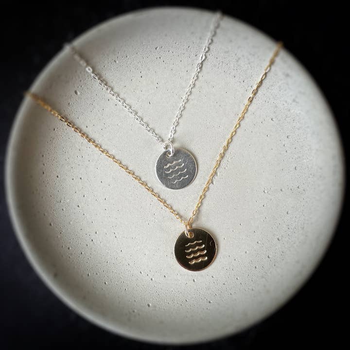 Waves Necklace for wholesale by Pressed