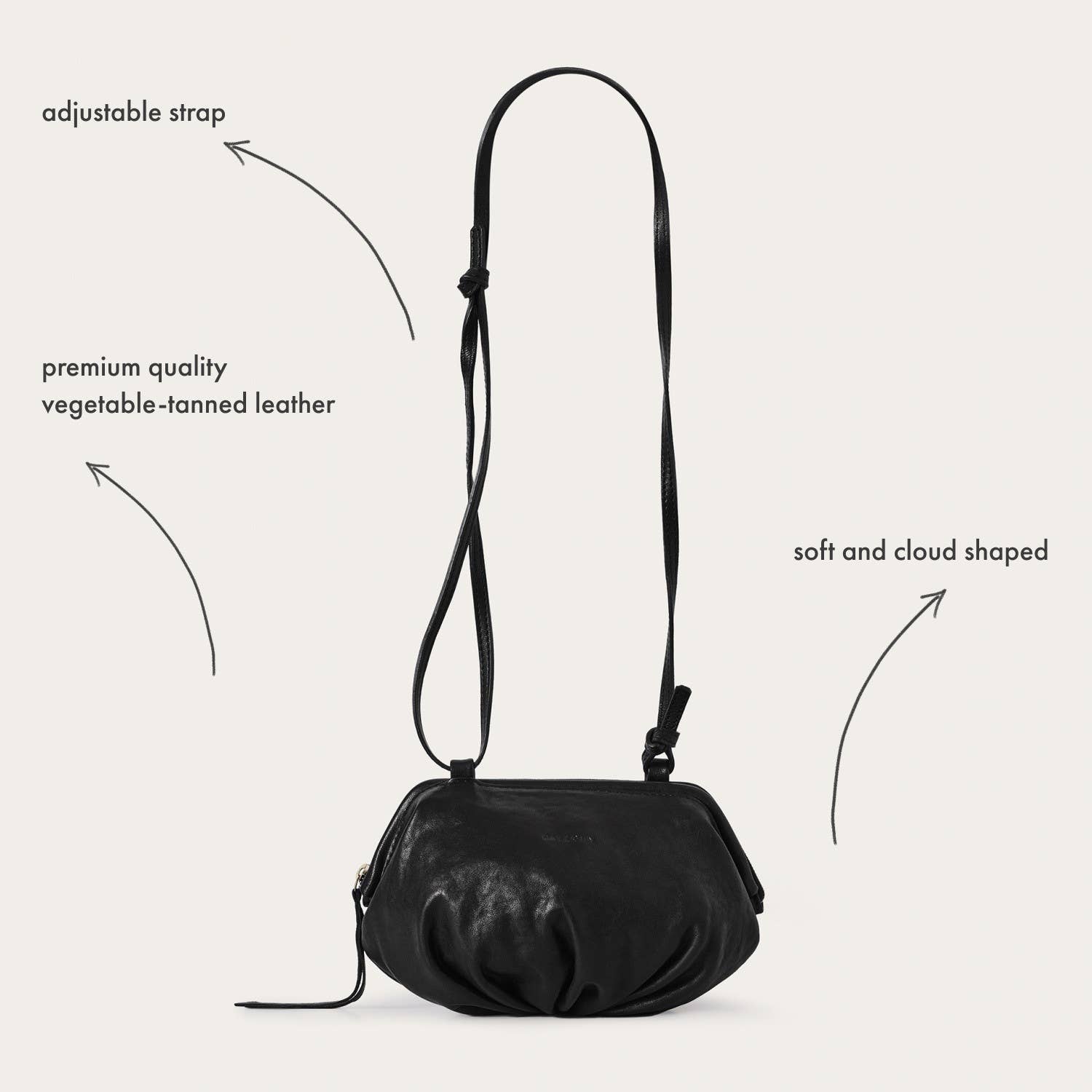 Plis Bag S, black for wholesale on Faire9