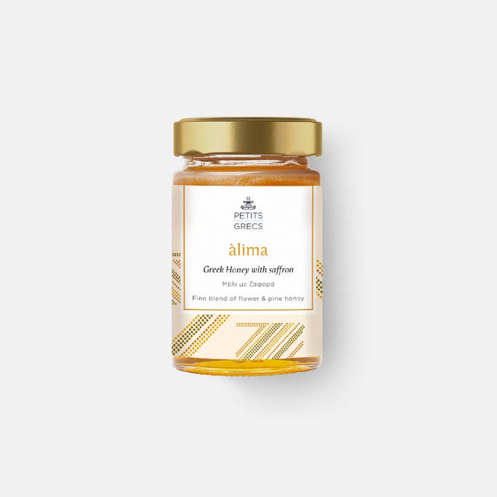 Alima - Greek Honey with saffron for wholesale by PETITS GRECS P.C.