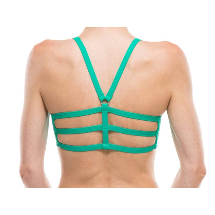 WITH LOVE FROM PARADISE - Wholesale Sports bra – Women's - Hanalei Green | Y Sports Bralette1