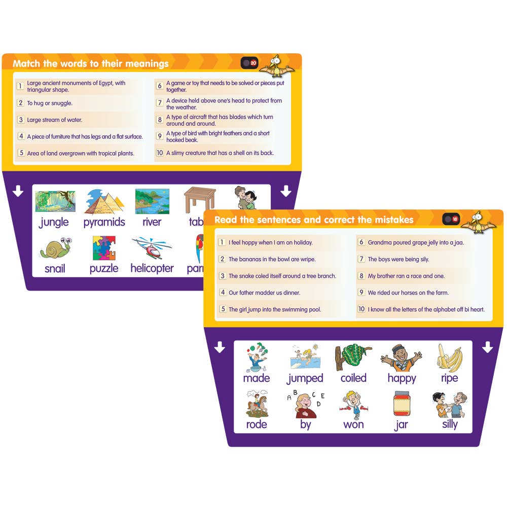 Discovery Toys - Wholesale Learning Cards - Kids & Baby - THINK IT THROUGH Learning Tiles READING Set11