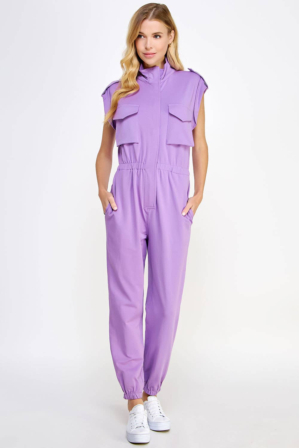 Strut & Bolt - Venta al por mayor Peto - Mujer - Mono tipo jogger sin mangas con cuello alto47