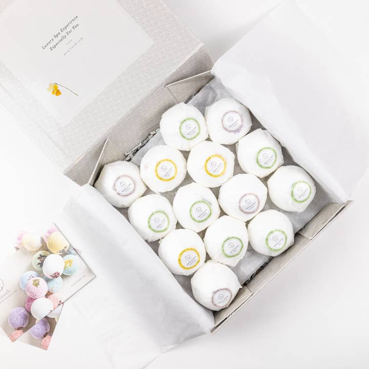 Lizush - Wholesale Bath Bomb/Fizz - Eucalyptus Essential Oil Bath Bombs 100%Natural -BULK 100