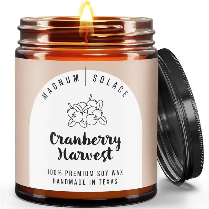 Magnum Solace - Wholesale Jar/Filled Candle - Fall & Christmas Holiday Candles - 100% Premium Soy Wax2