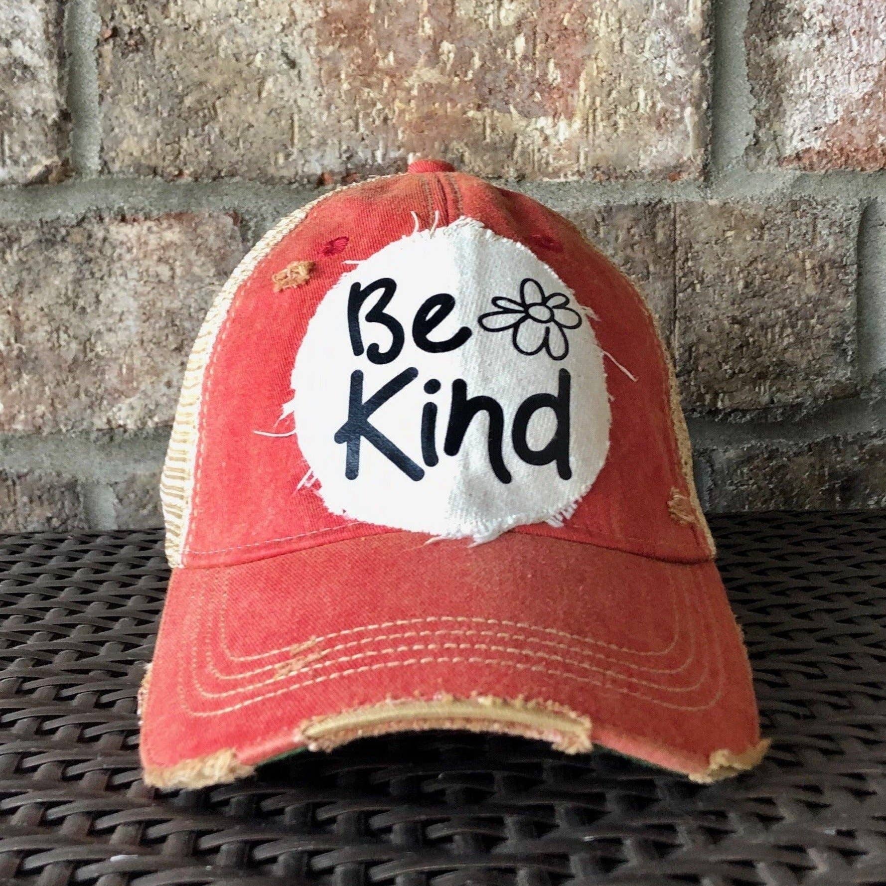 BohoGroove - Wholesale Baseball Cap - Women's -  “Be Kind” Hat – Positive Message Snapback Trucker3