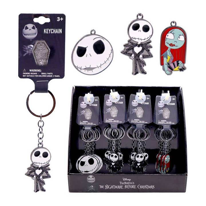 UPD NBMT The Nightmare Before Christmas Keychains - 36 and other Purchase Wholesale halloween keychain. Free Returns & Net 60 Terms on Faire trending on Faire.
