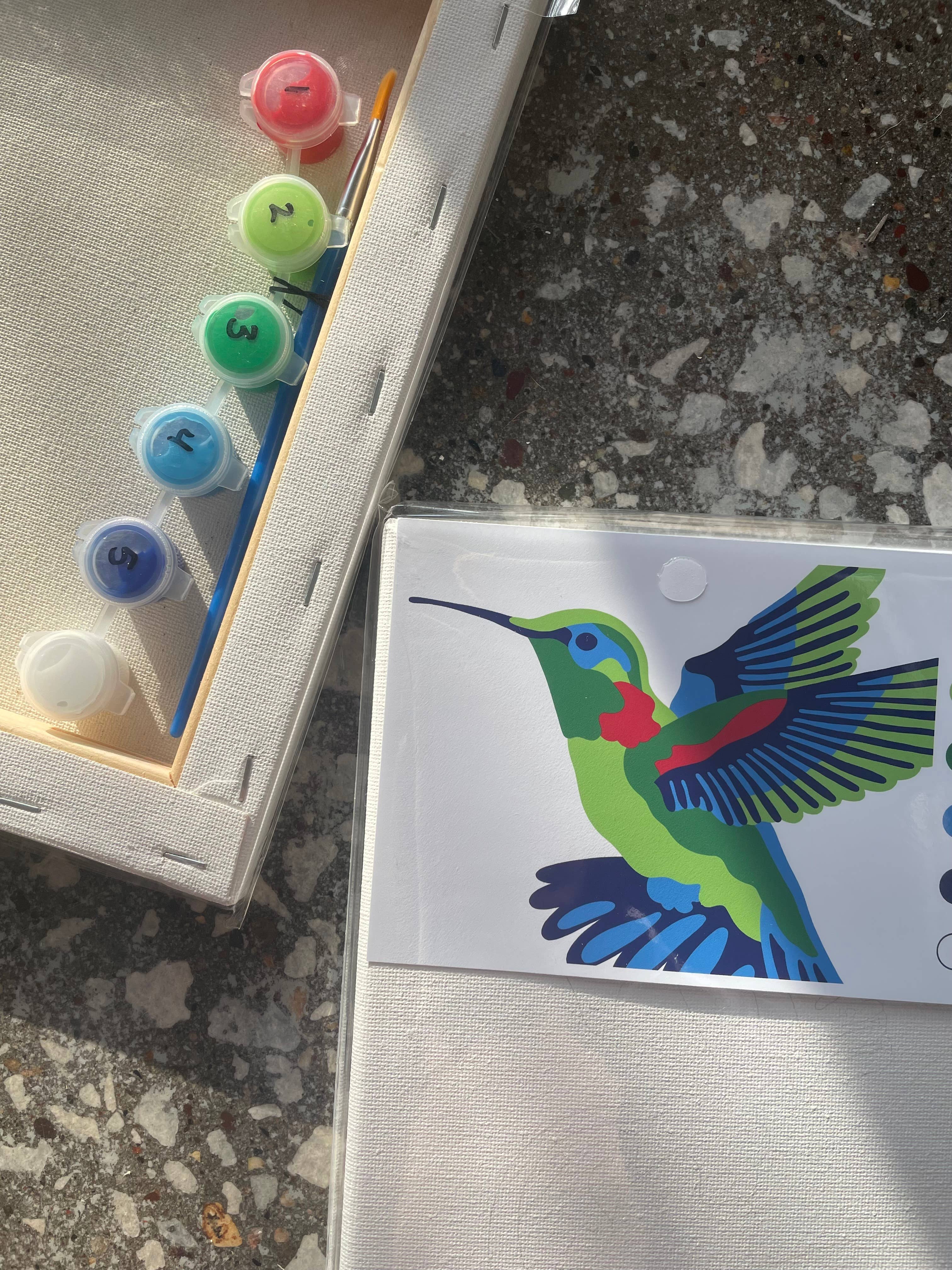 Fundenberger Studio - Wholesale DIY Craft Kit - Hummingbird Paint-By-Number3