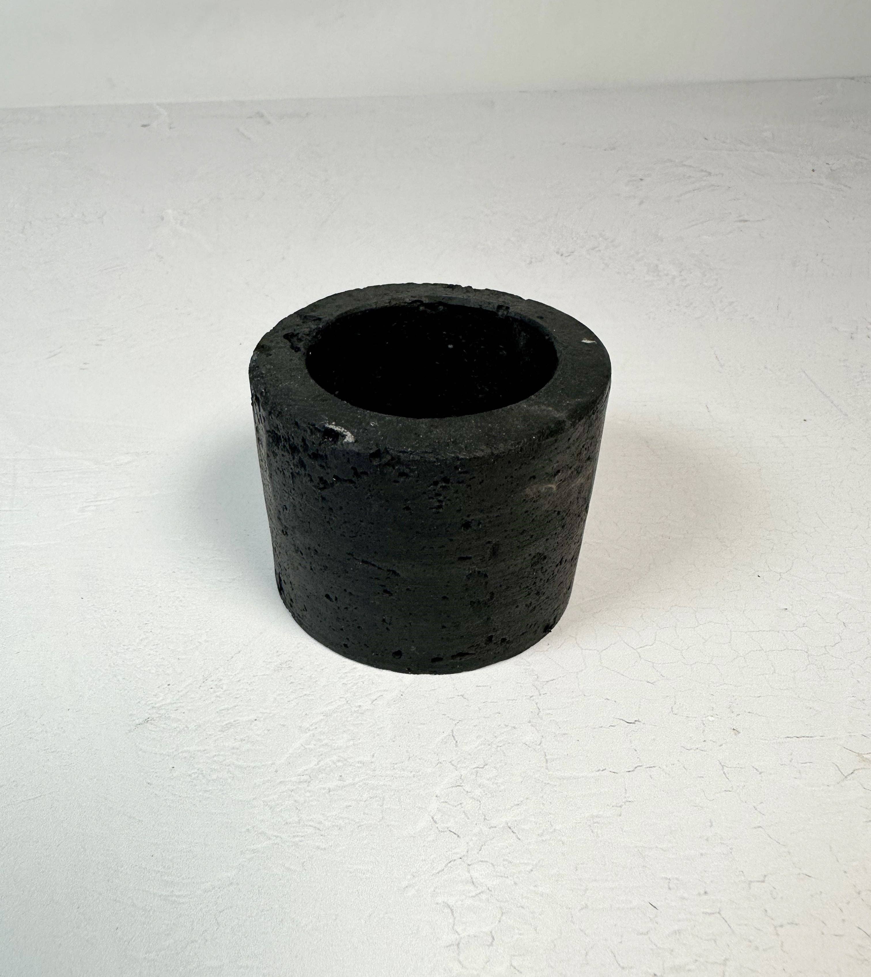 Lynn & Liana Designs - Wholesale Decorative Tabletop Object - Travertine and Lava Rock Mini Vessel (no tariffs)2