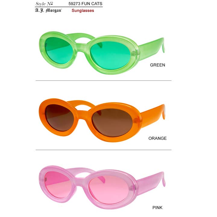 A.J. Morgan - Wholesale Sunglasses - Women's - FUN CATS - Sunglasses