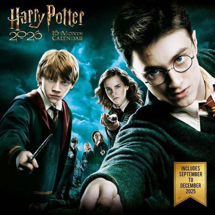 Harry Potter (Poster Art) Offizieller 2026 Quadratkalender für den Großhandel von Pyramid International