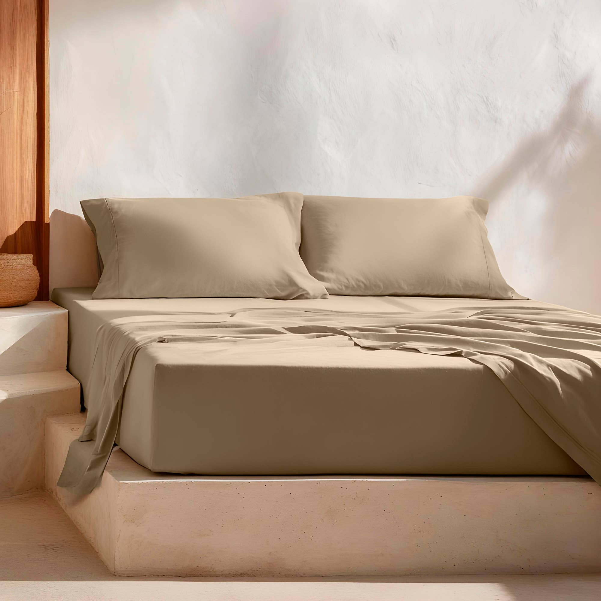 GAMUSI - Wholesale Sheet Set - 100% Cotton Soft Sheet Set 144 Thread Count - 3/4 Pieces7