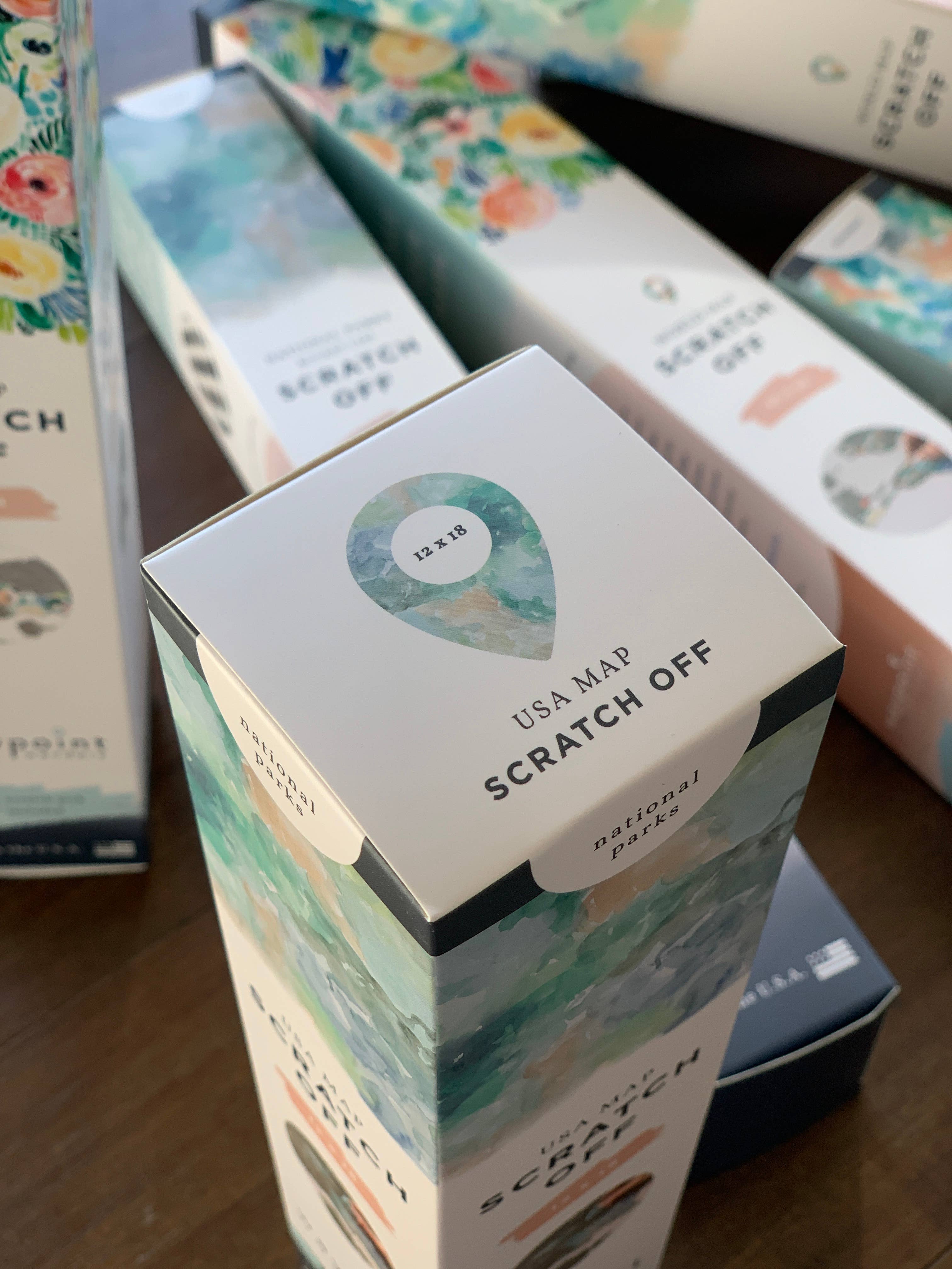 Waypoint Wanders - Wholesale Map - 63 National Parks US Scratch Off Map6