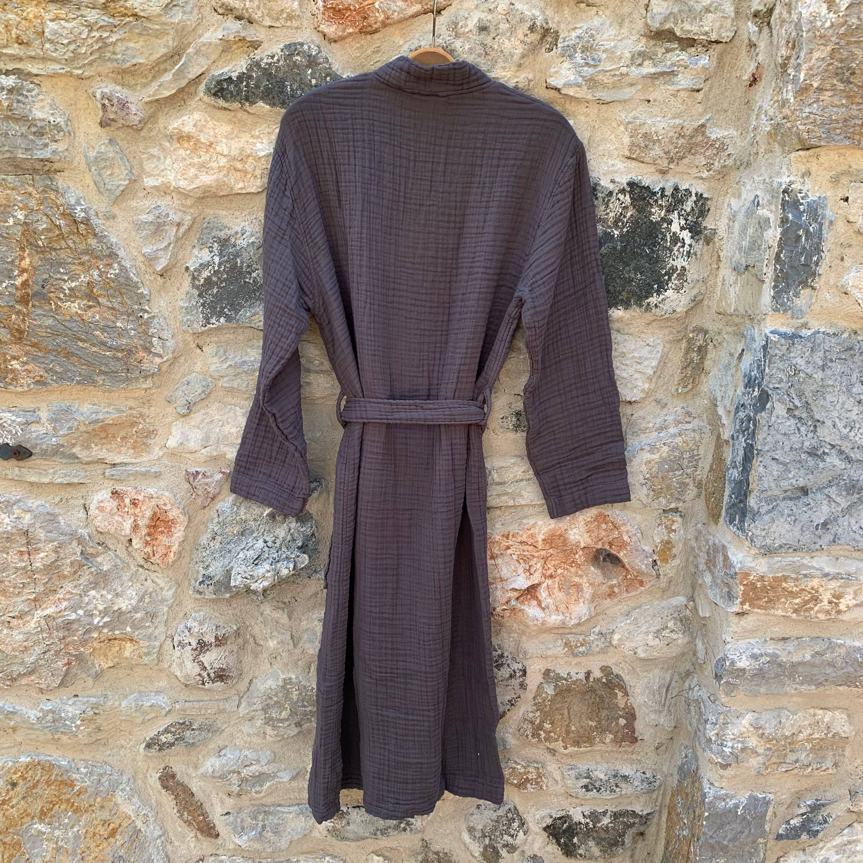 loom.ist - Wholesale Robe - Unisex - Muslin Bathrobe16