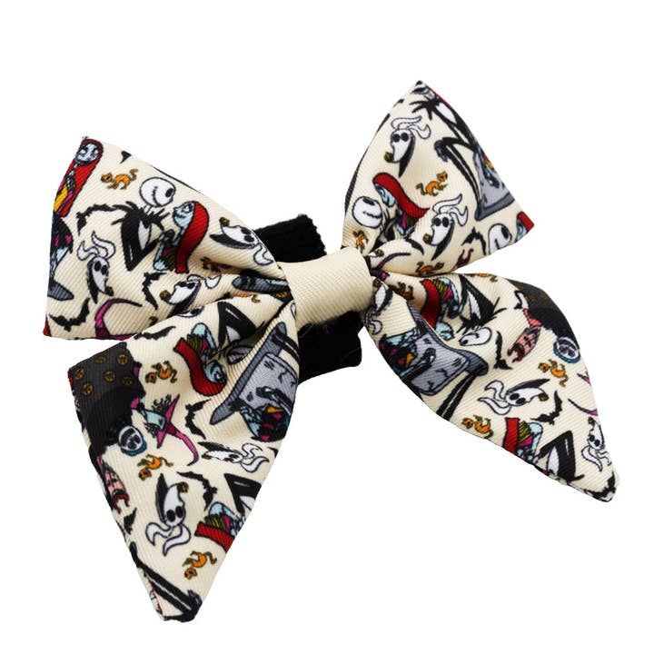 SASSY WOOF - Wholesale Pet Bow Tie - Dog - Dog Sailor Bow - The Nightmare Before Christmas™ (Beige)