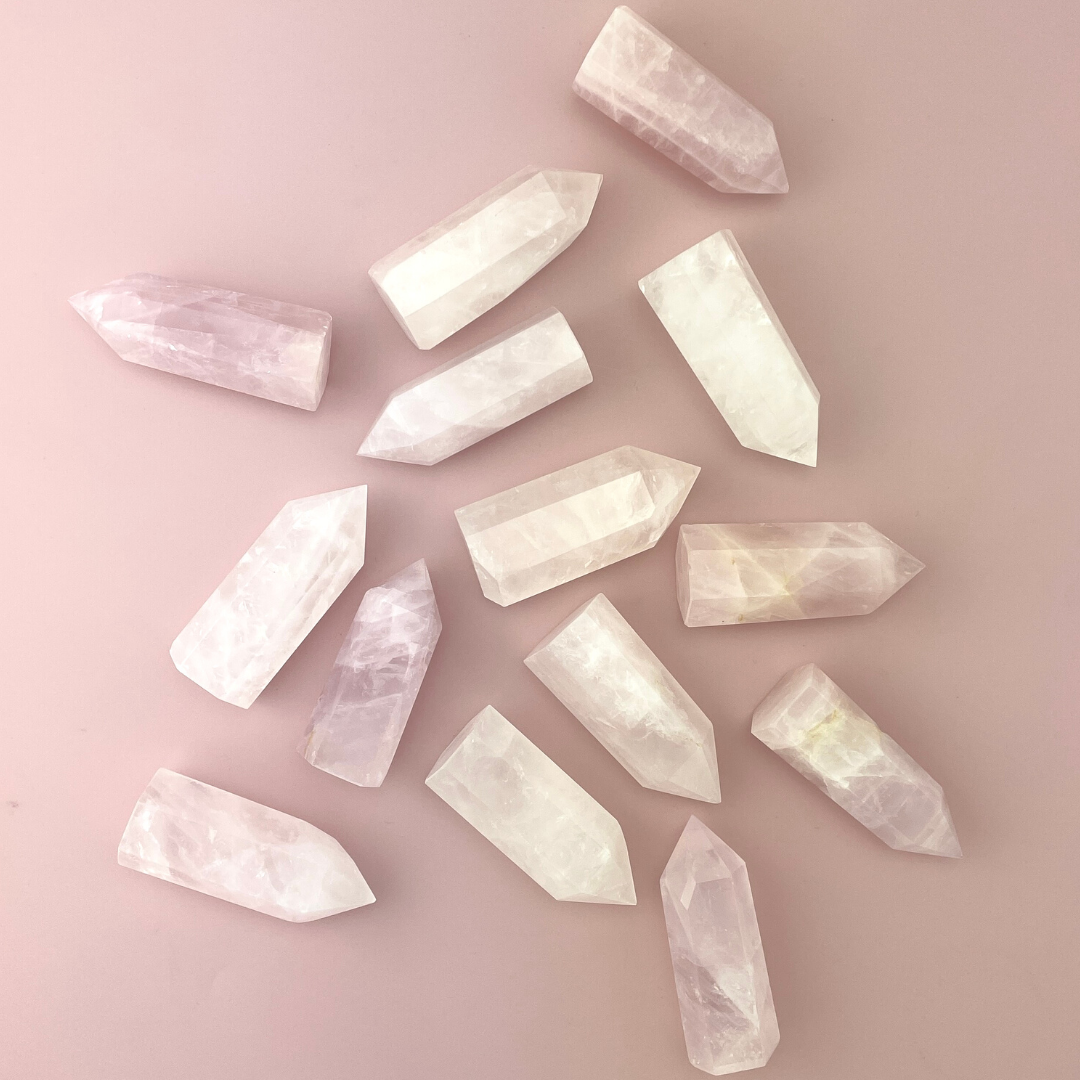 Sow the Magic - Vendita all'ingrosso Pietra/cristallo spirituale - Punta di Quarzo Rosa3