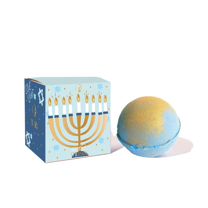 Musee - Wholesale Bath Bomb/Fizz - Happy Hanukkah Bath Balm