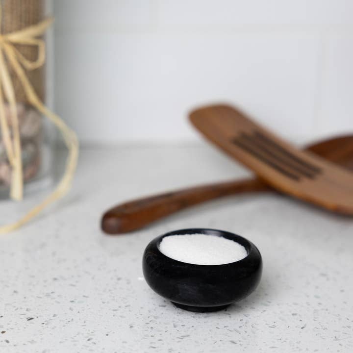 Fox Run Brands - Wholesale Condiment/Dip Bowl - Fox Run Natural Black Marble Pinch Bowl, 1 oz Condiment Bowl3