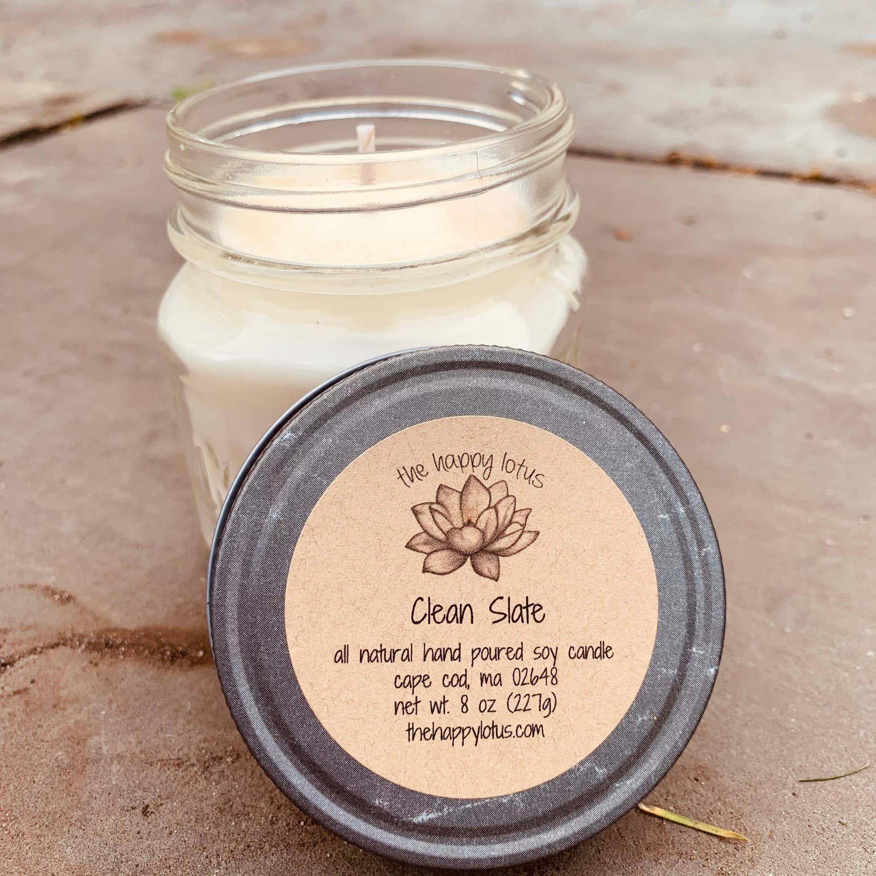 The Happy Lotus - Wholesale Jar/Filled Candle - Clean Slate Candles4