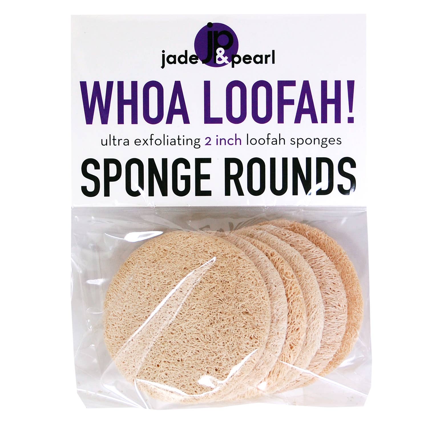 Jade & Pearl - Vendita all'ingrosso Spugna in luffa - WHOA LUFFA! Round di Loofah1