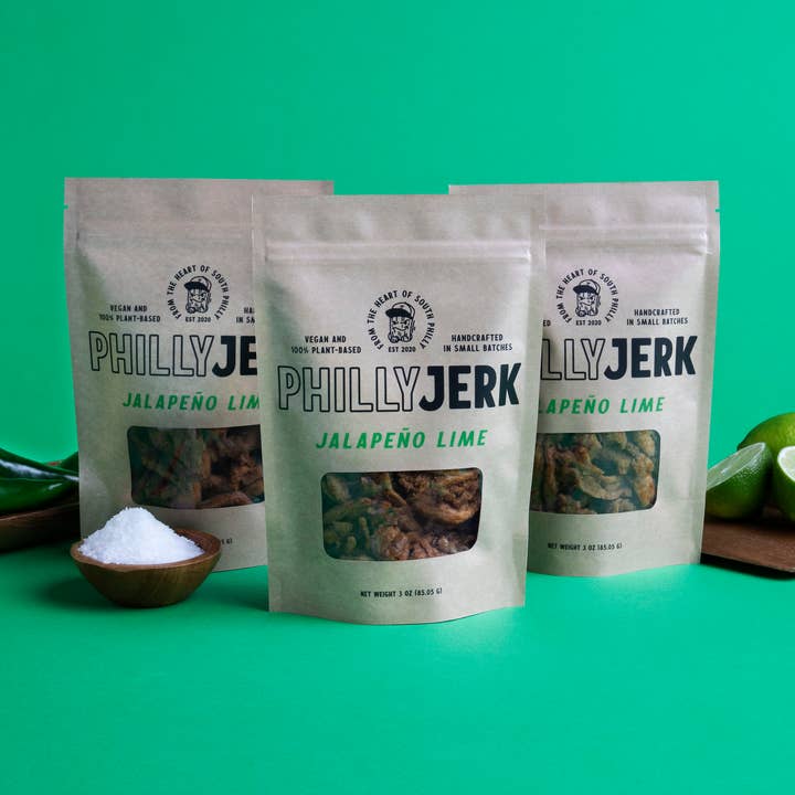 Vegan och växtbaserad Jerky - Jalapeño Lime för wholesale av Philly Jerk