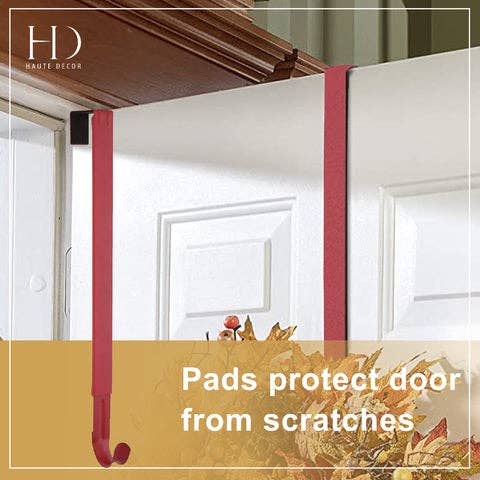 Haute Decor - Wholesale Door Hanger - Adapt™ Adjustable Length Wreath Hanger - Red5