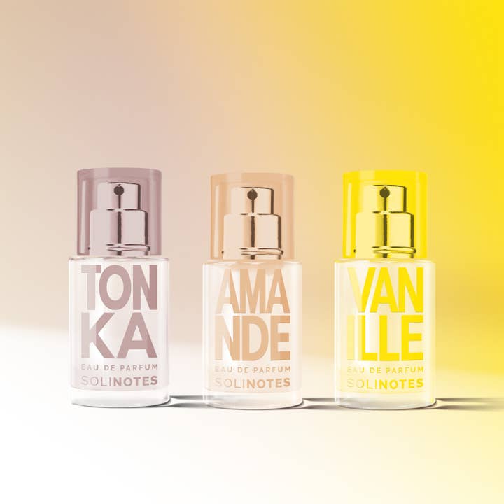Solinotes (US Stores) - Distributed by Scents of Europe - Wholesale Perfume Gift Set - Minis Feel Good Discovery Set - Tonka, Almond, Vanilla