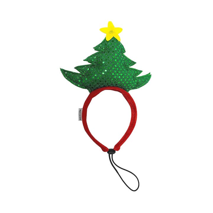 Midlee Designs – wholesale Pet costume – Dog – Midlee Christmas Tree Dog Headband1