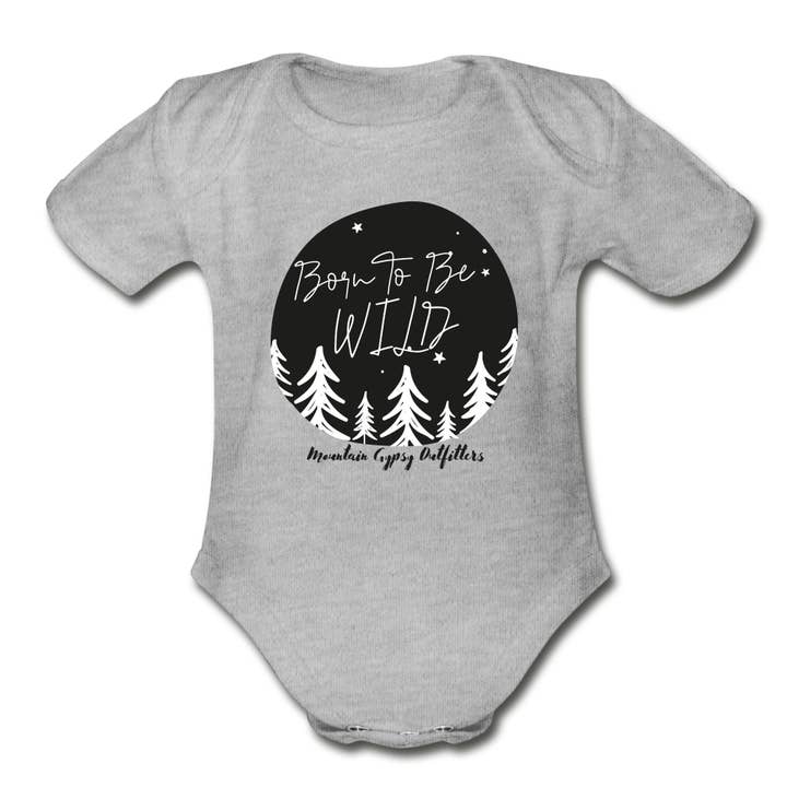 Nascido para ser Wild Bebant Tee por atacado de Mountain Gypsy Outfitters