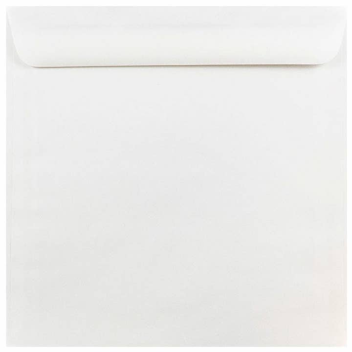 10 x 10 Large Square Invitation Envelopes, White, 50 for wholesale by JAM PAPER