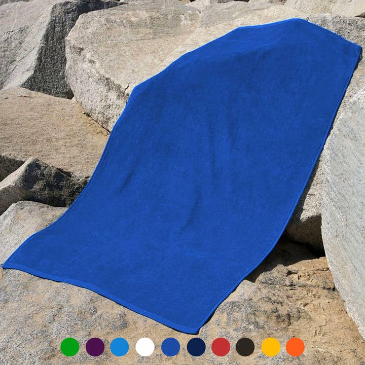 Pro Towels – wholesale Beach towel – Jewel Collection Beach Towel: 100% Cotton Velour (0.83lb)8