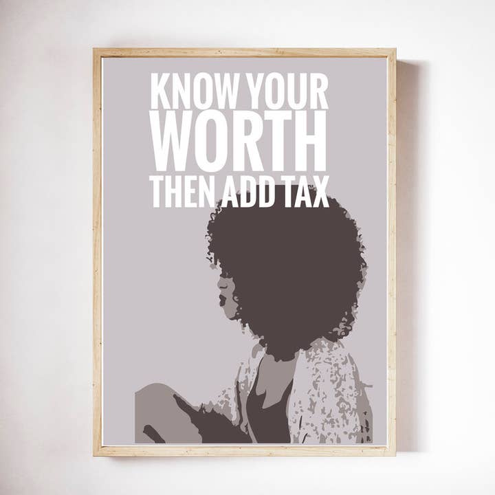 Know Your Worth Print for wholesale by Godly Gorgeous