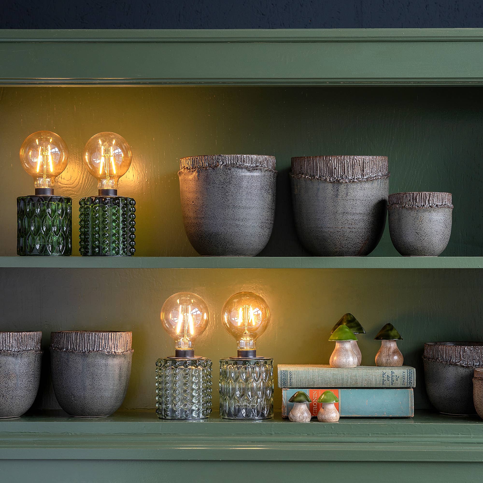 Vosteen - Wholesale Outdoor Ornament/Decor - Gretel larch branch, L110cm, green brush1