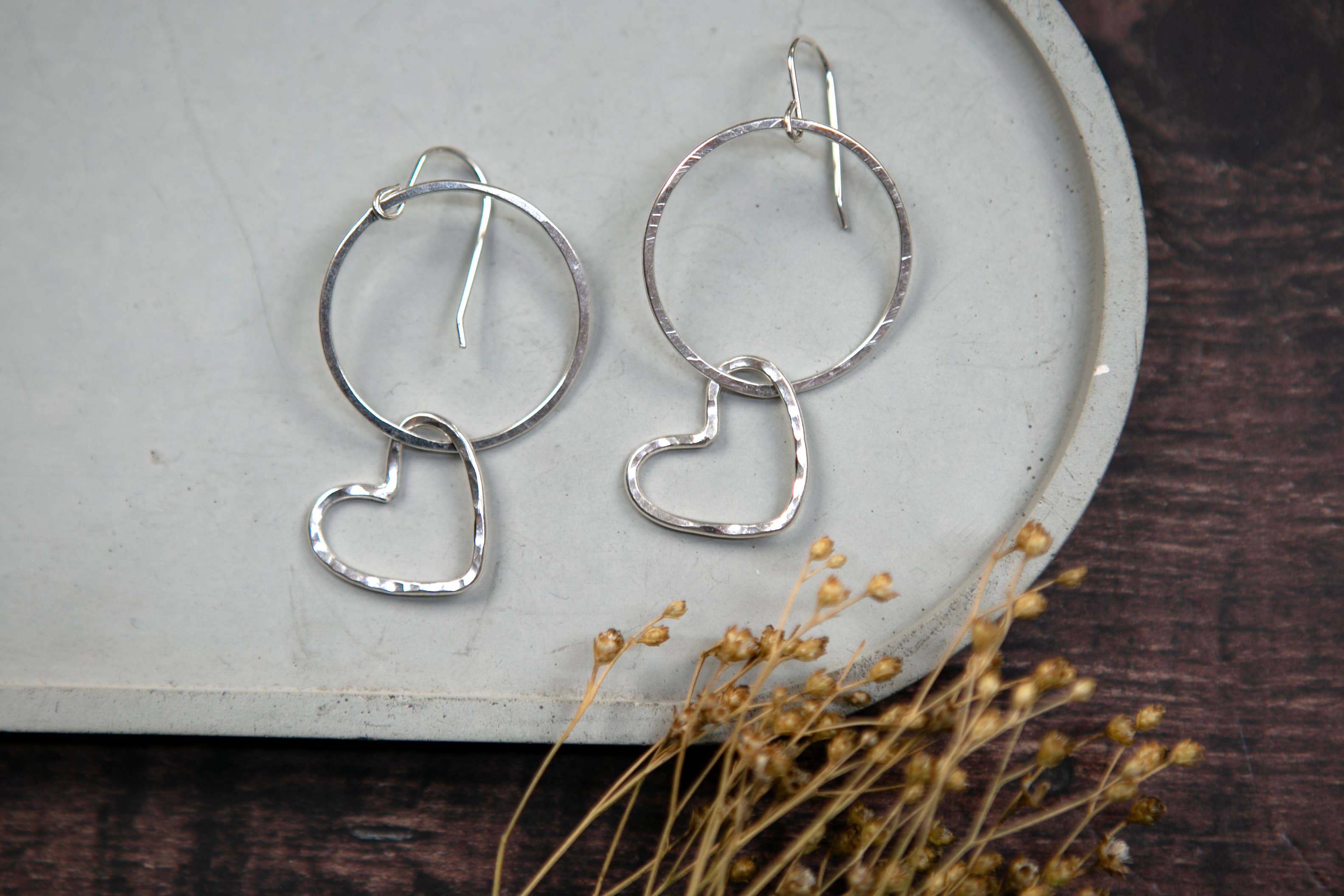 The Old Farmhouse Jewellery – wholesale Dangle earrings – Small Charm & Hoop Earrings, sterling silver, statement2
