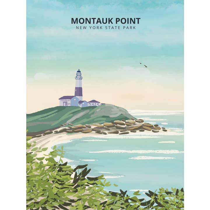 Boreas Design Shop - Wholesale Art Print - Montauk Point Lighthouse Print - New York1