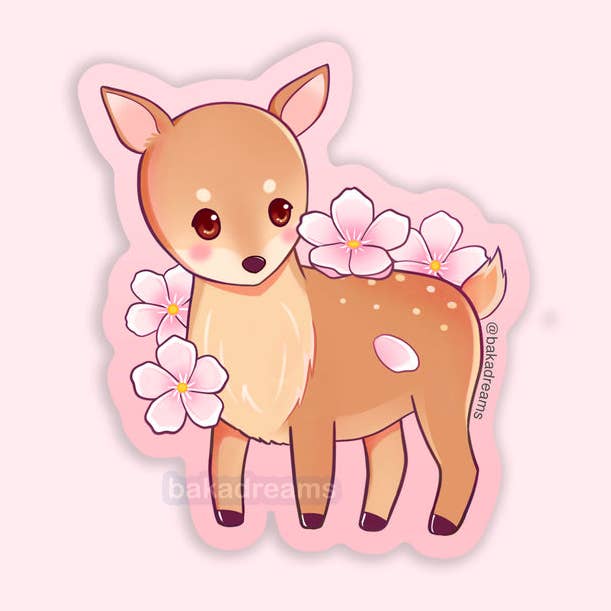 Nara Deer Vinylaufkleber - Japan-Kollektion für den Großhandel von BakaDreams
