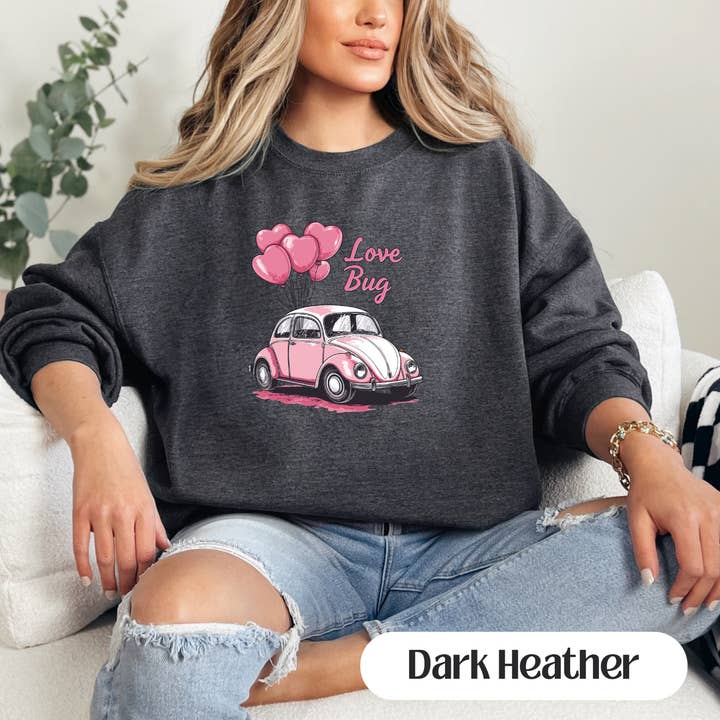 Love Bug Valentines I Gildan Rundhalsad Tröja för wholesale av TOP T