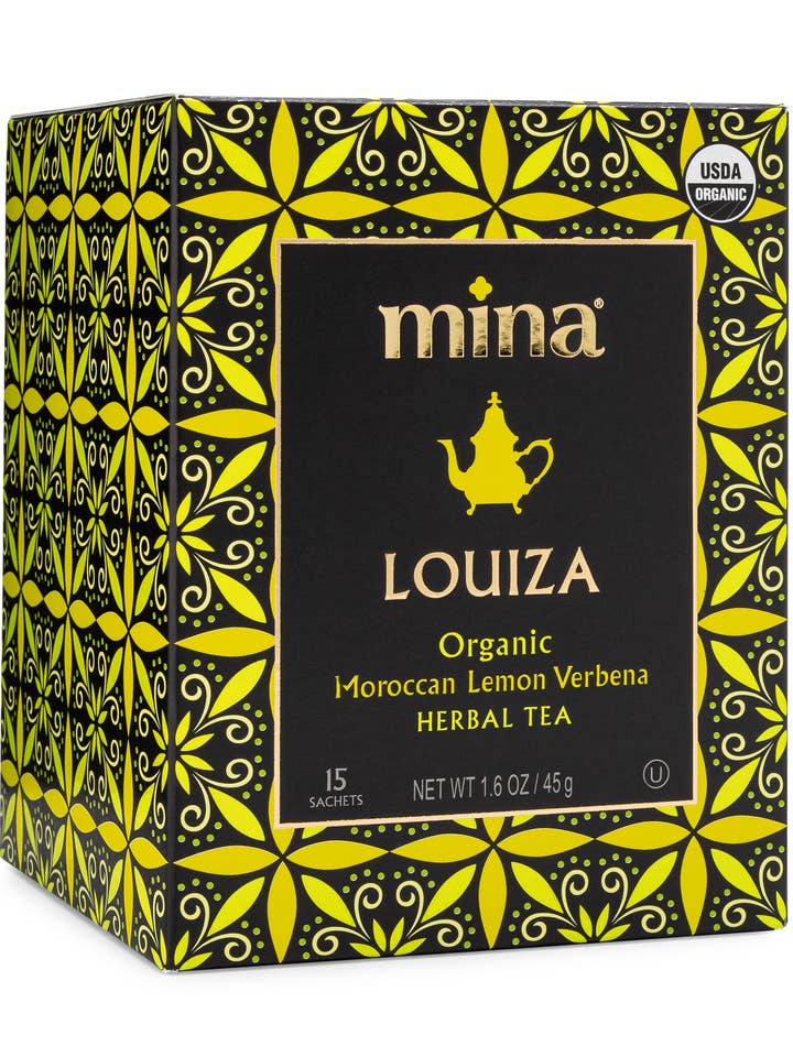 15 ct Louiza Organic Moroccan Lemon Verbena Herbal Tea for wholesale by Mina