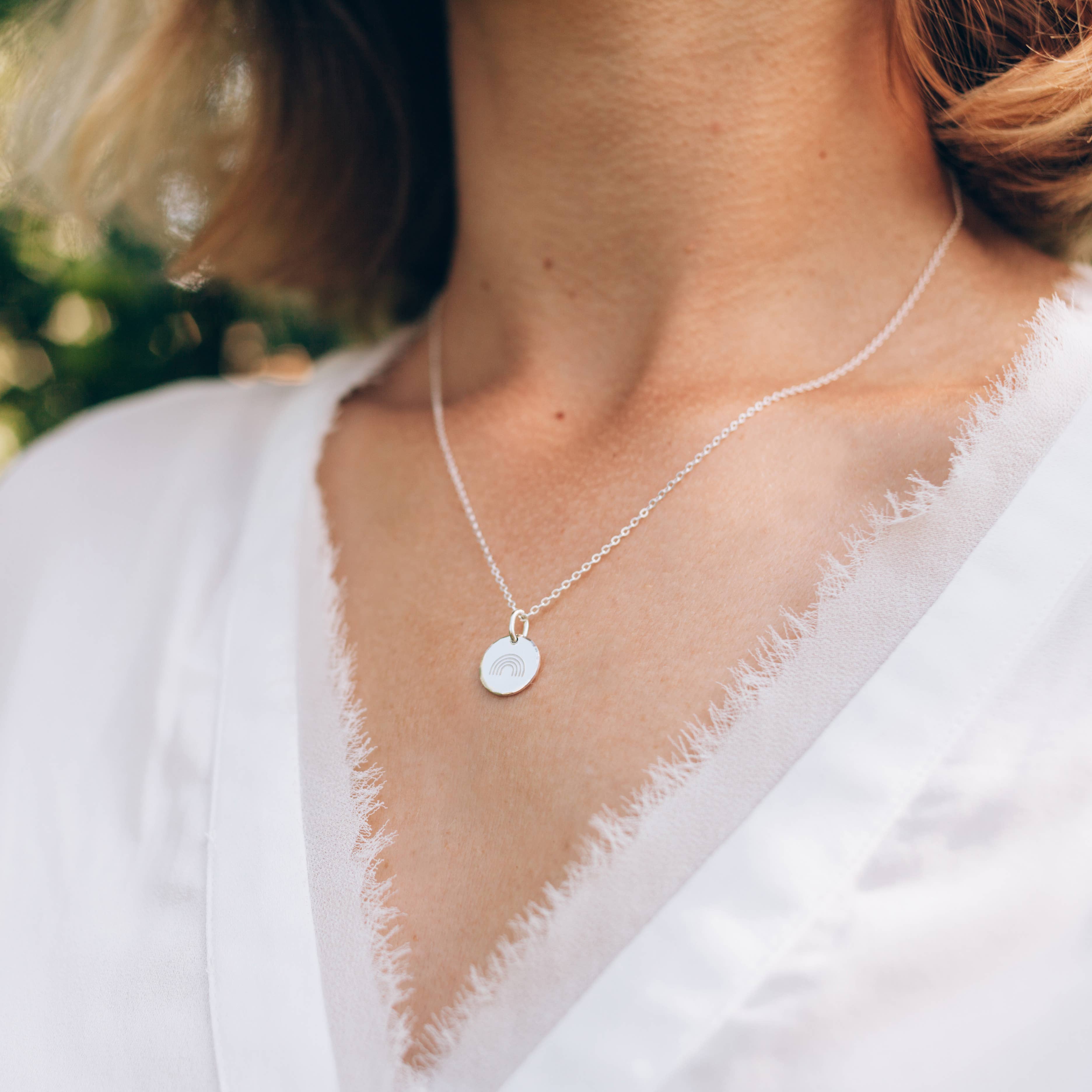 hope love shine - Wholesale Pendant/Charm Necklace - Birthday Jewelry for Daughter or Teen - Rainbow Charm4